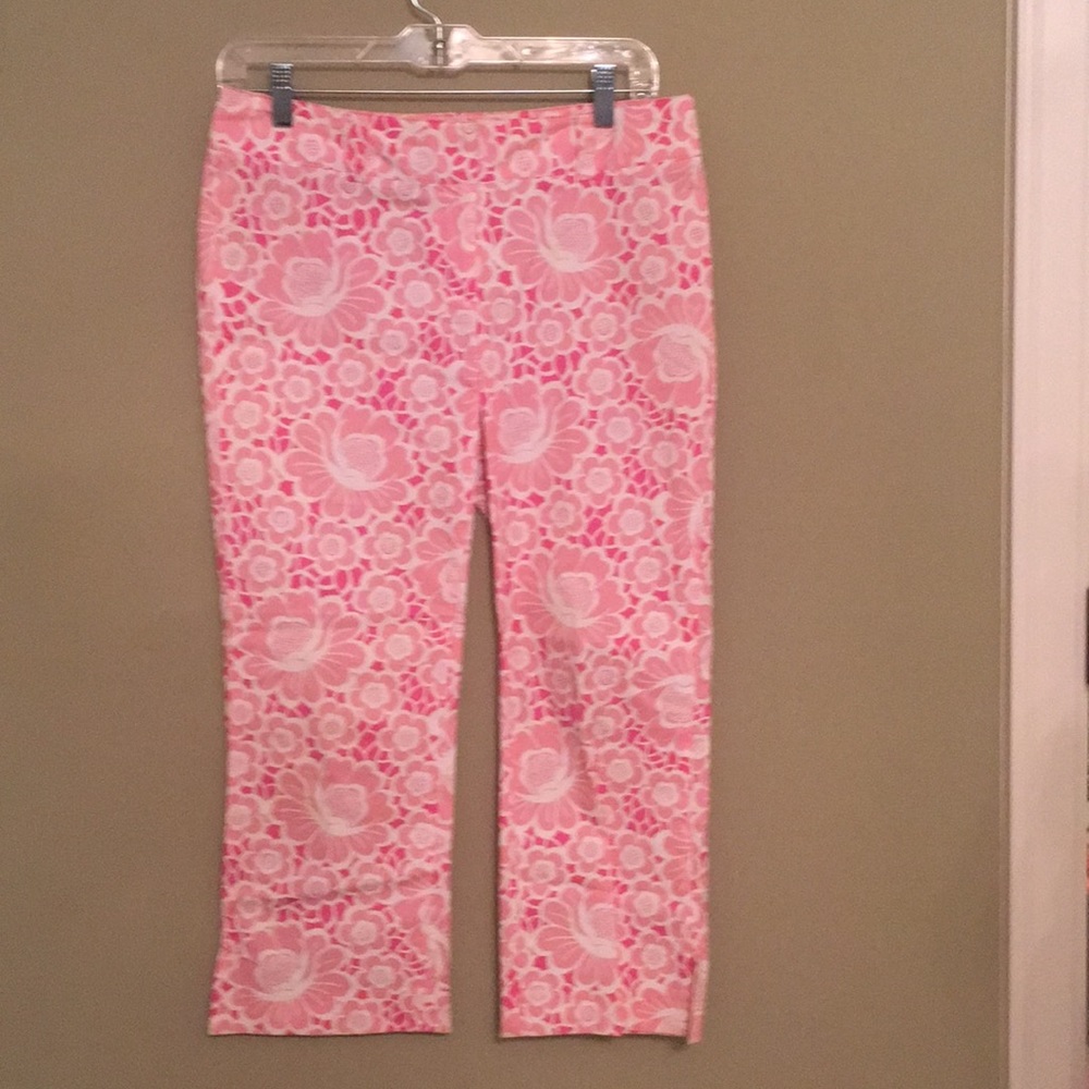Lilly Pulitzer Capri pants.